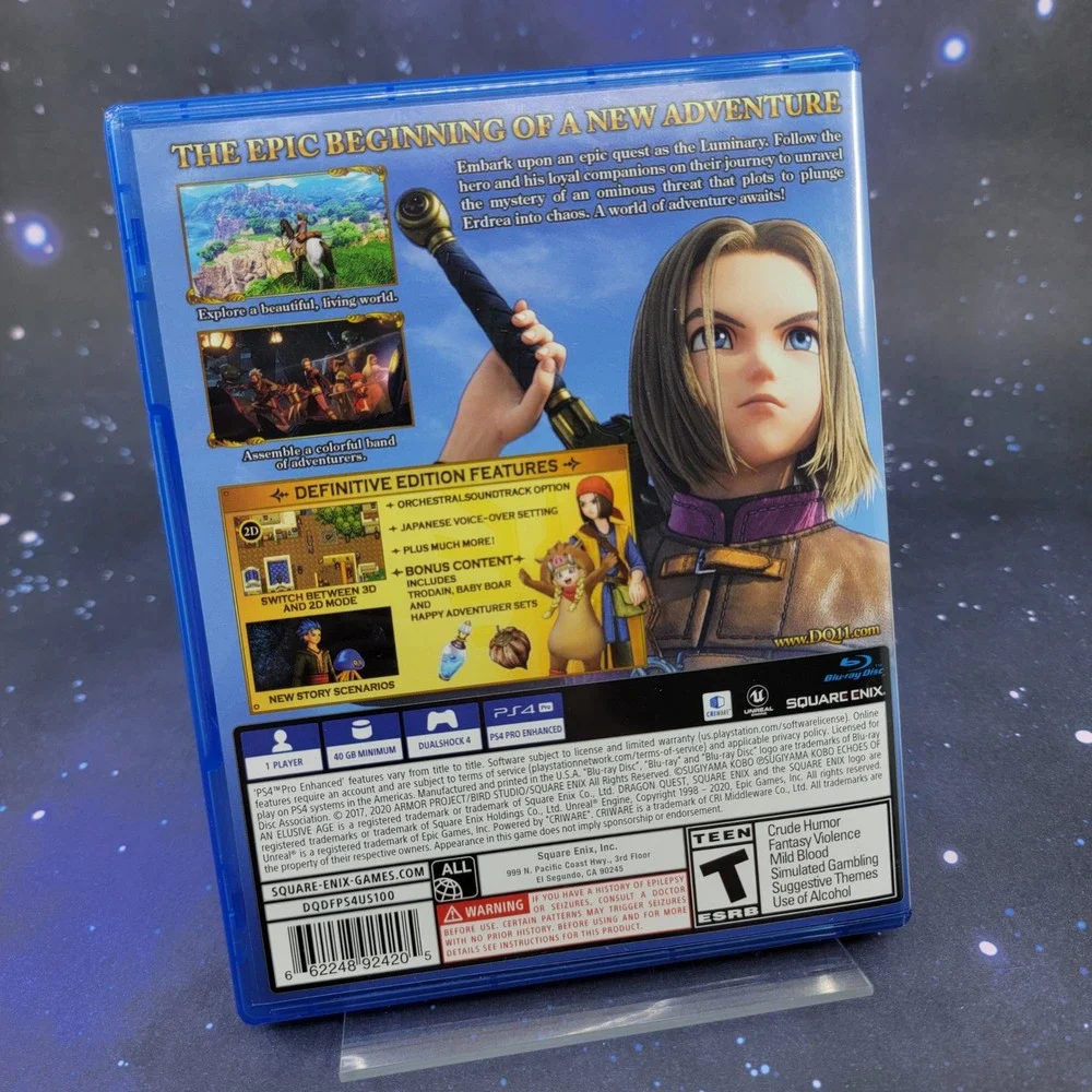 Dragon Quest XI S Echoes of an Elusive Age Definitive Edition Playstation 4 G